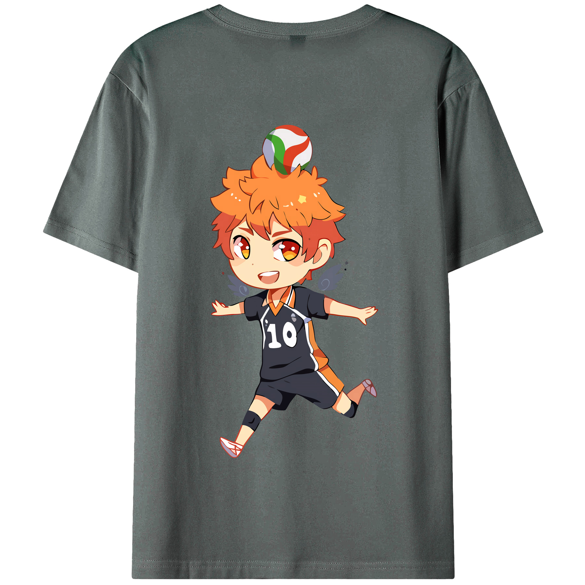 （画像用） ハイキュー!! Haikyu!! 綿100％半袖Tシャツ（背面プリント）